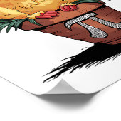 Math Lover Geek 3.14 Funny Chicken Pot Pi Day Poster (Ecke)