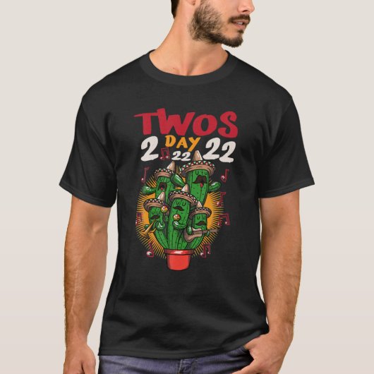 Math Lovers Zwei Tage Dienstag Funny T-Shirt (Vorderseite)