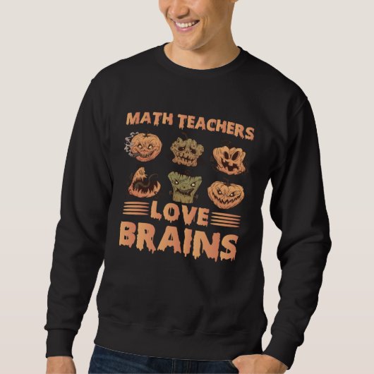 Math Loves Brain Sweatshirt (Vorderseite)
