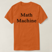 Math Machine T-Shirt (Design vorne)