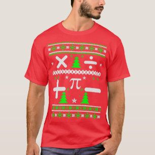 Math Mah Ugly Weihnachts Sweater Xmas T-Shirt