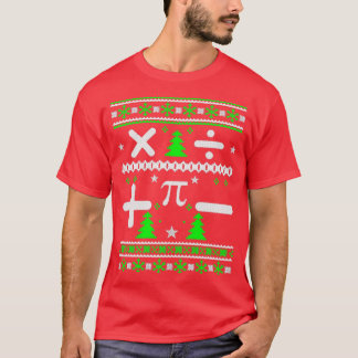 Math Mah Ugly Weihnachts Sweater Xmas T-Shirt