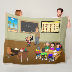 Math Mates Fleecedecke