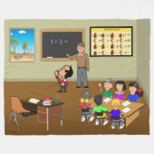 Math Mates Fleecedecke (Vorderseite (Horizontal))