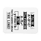 Math Math Teacher Geschenke Magnet (Horizontal)