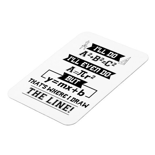 Math Math Teacher Geschenke Magnet (Linke Seite)