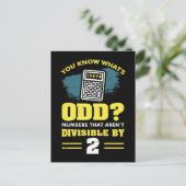 Math Math Teacher Pun Geschenk Postkarte (Stehend Vorderseite)