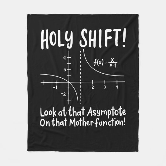 Math Mathematics Fleecedecke (Vorderseite)