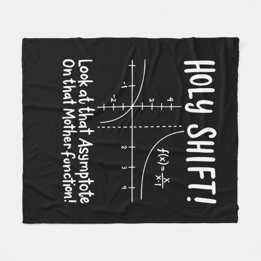 Math Mathematics Fleecedecke (Vorderseite (Horizontal))