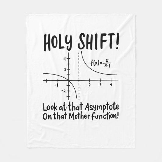 Math Mathematics Fleecedecke (Vorderseite)