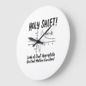 Math Mathematics Große Wanduhr (Winkel)