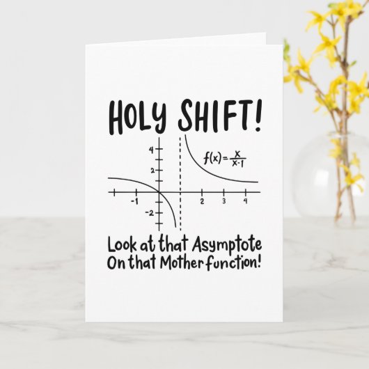 Math Mathematics Karte (Gelbe Blume)