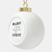 Math Mathematics Keramik Kugel-Ornament (Rechts)