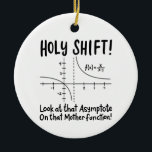 Math Mathematics Keramik Ornament<br><div class="desc">Math quodesign for a math teacher,  students and all the mathematics and geometry love.</div>