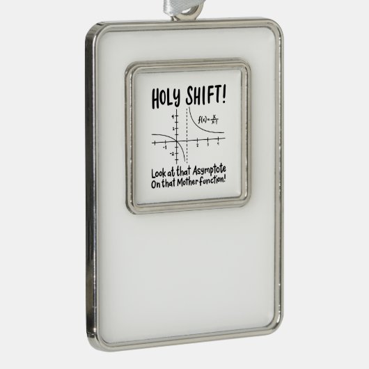 Math Mathematics Rahmen-Ornament Silber (Rechts)