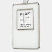 Math Mathematics Rahmen-Ornament Silber (Links)