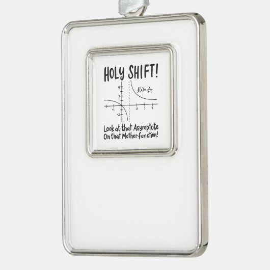 Math Mathematics Rahmen-Ornament Silber (Links)