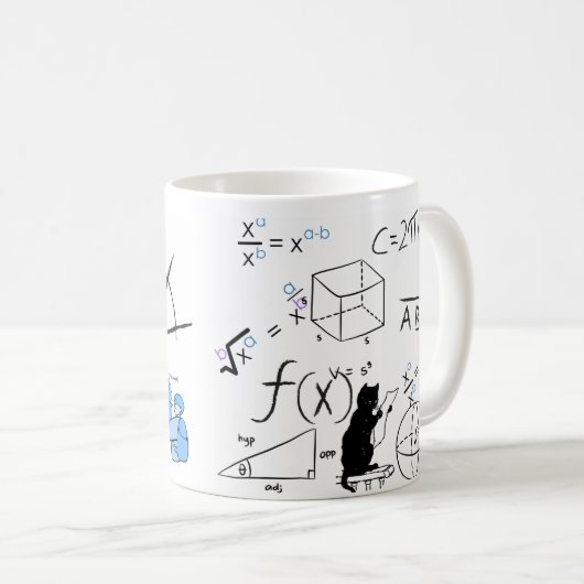 Math matters mug kaffeetasse (VorderseiteRechts)