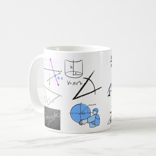 Math matters mug kaffeetasse (Vorderseite Links)
