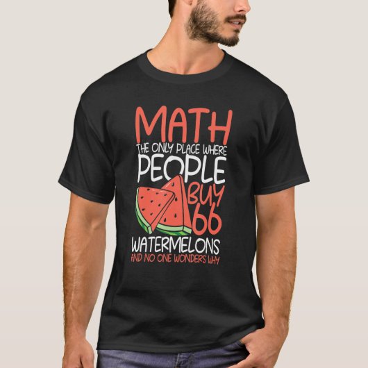 Math Melonwater T-Shirt (Vorderseite)