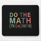Math Meme Funny Gift For Teacher, Student Men Wome Mousepad (Vorne)