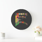 Math Mental Abuse to Humans Große Wanduhr (Zuhause)
