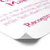 Math Mindsets Poster-Erkennen und Lösen von Muster Poster (Ecke)