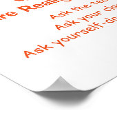 Math Mindsets Poster-Fragen Poster (Ecke)