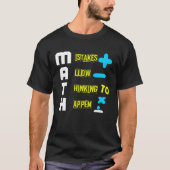 MATH MISTAKES ALLOW THINKING TO HAPPEN Geometrie M T-Shirt (Vorderseite)