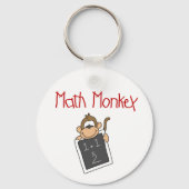 Math Monkey Schlüsselanhänger (Vorderseite)