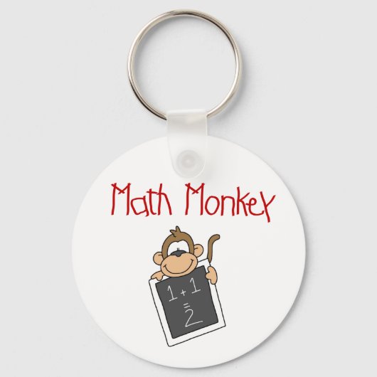 Math Monkey Schlüsselanhänger (Vorderseite)
