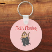 Math Monkey Tshirts und Geschenke Schlüsselanhänger (Vorderseite)
