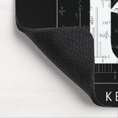 Math Monogram - Letter K Mousepad (Ecke)