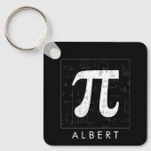 Math Monogram - Pi Symbol Schlüsselanhänger (Vorderseite)