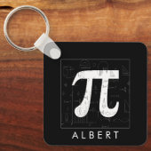 Math Monogram - Pi Symbol Schlüsselanhänger (Vorderseite)