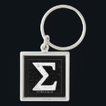 Math Monogram - Sigma Symbol  Schlüsselanhänger<br><div class="desc">Modern elegant math monogram name with a mathematics theme.</div>