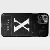 Math Monogram - Xavier iPhone 11Pro Max Case Hülle (Rückseite (Horizontal))