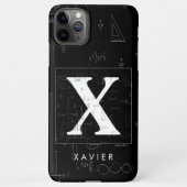 Math Monogram - Xavier iPhone 11Pro Max Case iPhone Hülle (Rückseite)