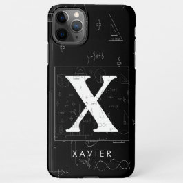 Math Monogram - Xavier iPhone 11Pro Max Case iPhone 11Pro Max Hülle