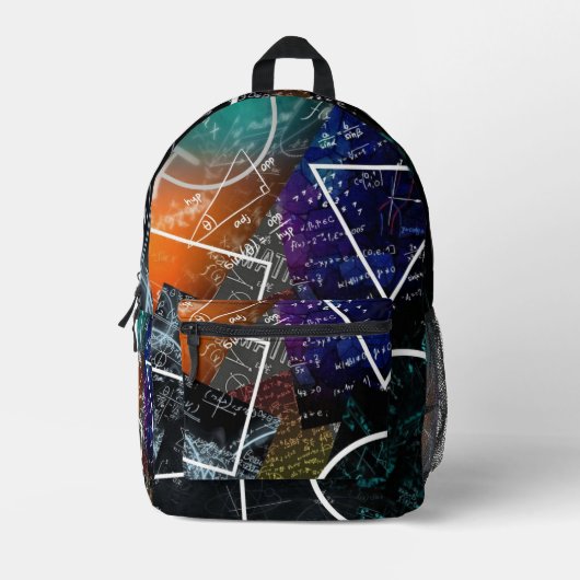 Math Motion: Equity Art Backpack Bedruckter Rucksack (Vorderseite)