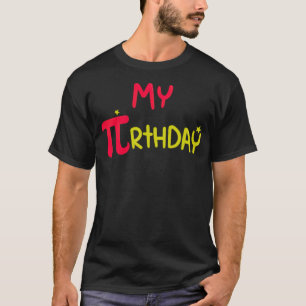 Math My Pi Birthday Funny Geek Gift Math Lover chi T-Shirt