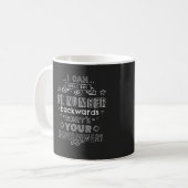 Math Nerd Superpower Pi Number Funny Kaffeetasse (Vorderseite Links)