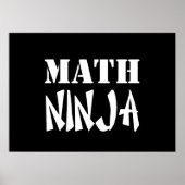 Math Ninja Poster (Vorne)