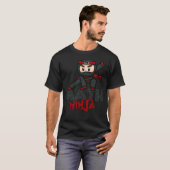 Math Ninja reitet Akademiker T-Shirt (Vorne ganz)