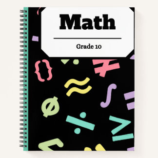 MATH NOTEBOOK FÜR GRAD 10 NOTIZBLOCK