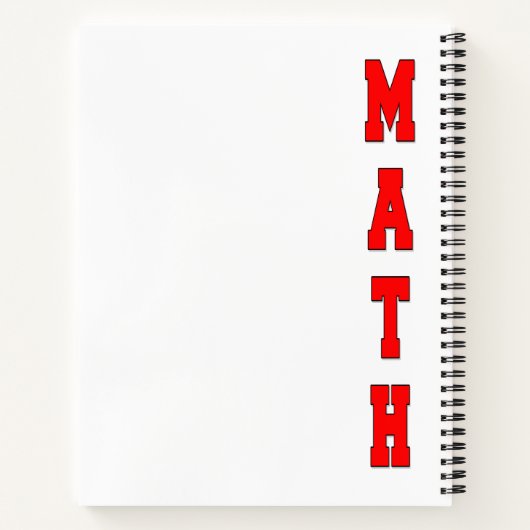 Math Notizblock (Rückseite)
