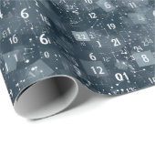 Math Numbers Abstrakt Geschenkpapier (Rolleneckpunkt)