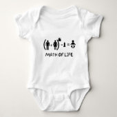 MATH OF LIFE BABY STRAMPLER (Vorderseite)