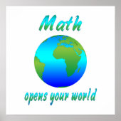 Math Opens Worlds Poster (Vorne)