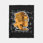 Math Overload Funny Equation Cartoon Fleecedecke (Vorderseite)